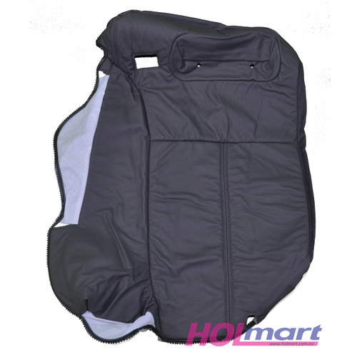Holden WK WL Statesman Leather Right Rear Seat Upright Trim With First Aid Kit Holder - Grey