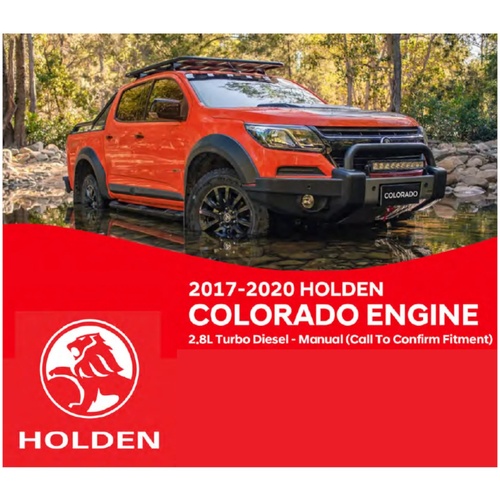Holden RG Colorado 2.8Ltr Turbo Diesel Long Block Motor