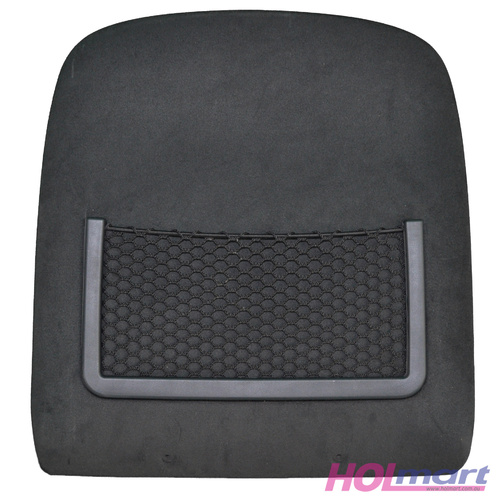 Ford BF Front Seat Backing & Map Pocket Grey Suede - Suit Left or Right Side