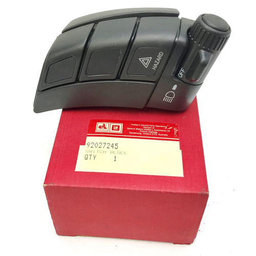 Holden Commodore VN VQ Headlight Hazard Switch Grey GMH NOS