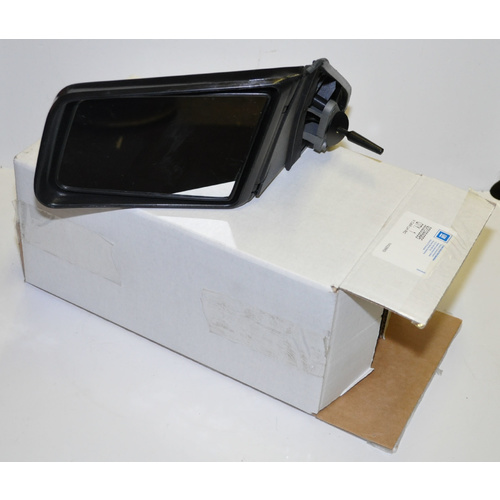 Holden Commodore VK VL Left Manual Door Mirror GMH NOS - Minor Damage