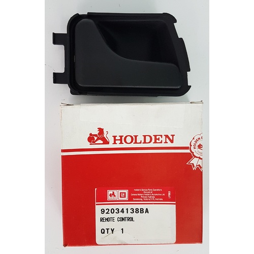 Holden VN VP VR VS Commodore Left Inner Door Handle (Black) GMH NOS