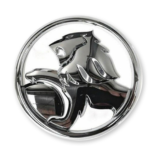 Holden VT VX VU Front Bonnet Lion Badge Commodore GMH (Chrome) 