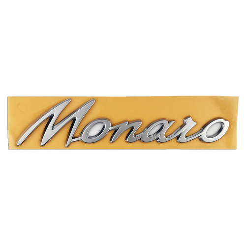 Holden V2 VY VZ CV8 Coupe Monaro Side 'Rear Quarter' Badge Satin Silver GMH