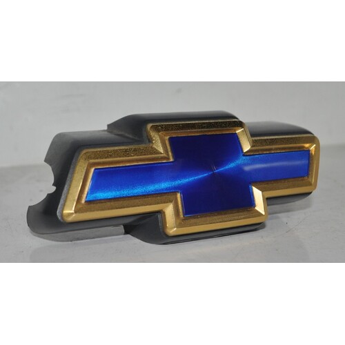 Holden WH Statesman Chevrolet Chev Bowtie Grill Badge Emblem Blue & Gold
