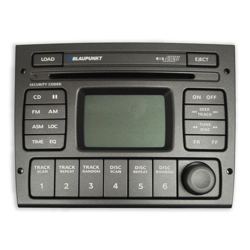 Blaupunkt Holden Commodore VY VZ 6 Stack CD Radio Tempest Grey Silver GMH NOS
