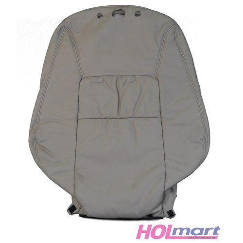 Holden WK Caprice Left Front Leather Seat Upright Trim - Light Shale