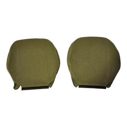 Holden VY Berlina Wagon Rear Cloth Seat Head Rest Trims Pair