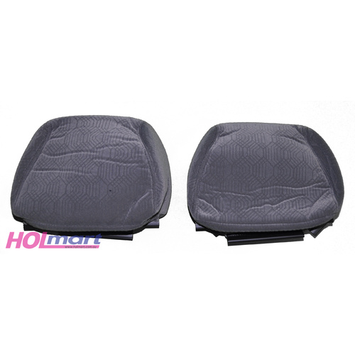 Holden WL Statesman Cloth Front Seat Headrest Trims - Pair