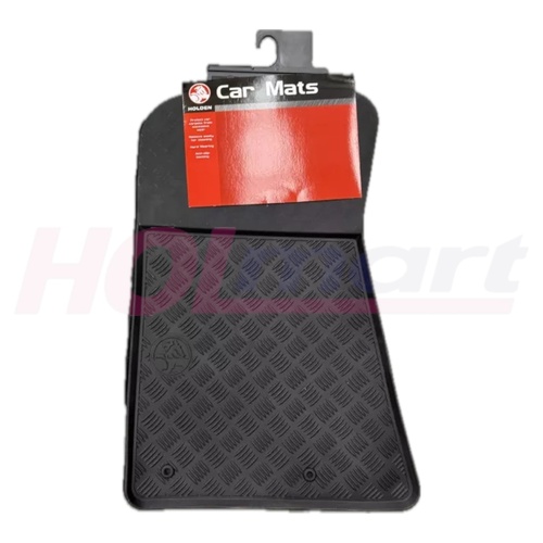 Holden Rubber Floor Mats VT VX VY VZ Heavy Duty Sedan Wagon Ute (Fronts Only)