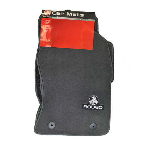 Holden Floor Mat Set RA Rodeo Front & Rear - Grey