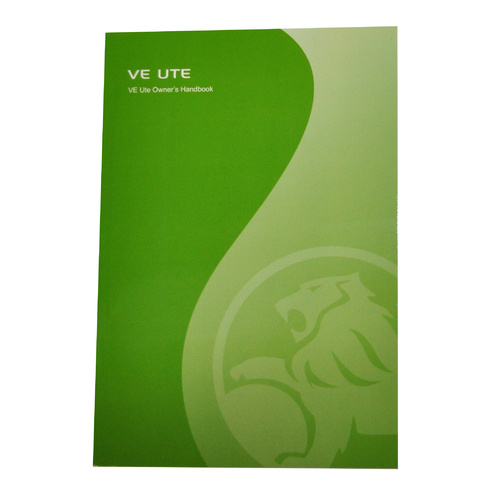 Holden Commodore VE Series 1 Omega SV6 SS SSV Ute Owners Manual Handbook New
