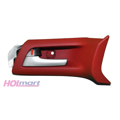 Holden Commodore VE WM Left Front Inner Door Handle Red / Silver. HSV GTS Clubsport R8