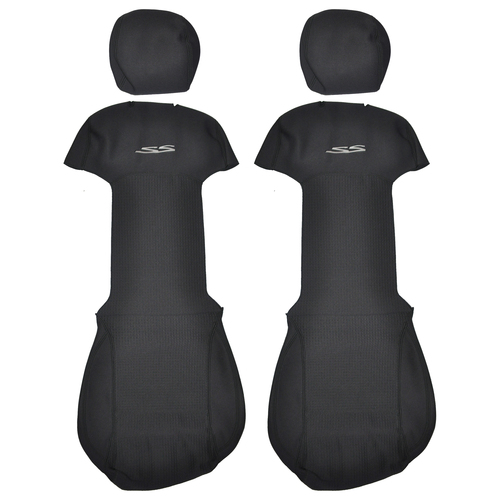 Holden VE SS Front Seat Covers & Head Rests Pair Sedan/Wagon Commodore GMH NOS
