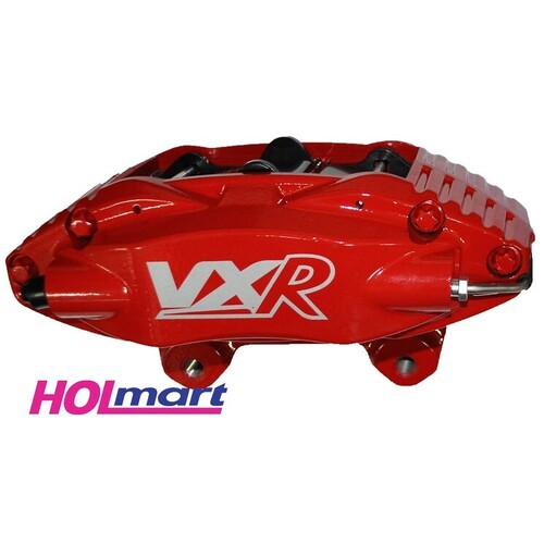 Holden HSV VE AP Racing Left 4 Pot Piston Front Brake Calipers & Pads RED VXR Logo Clubsport Senator