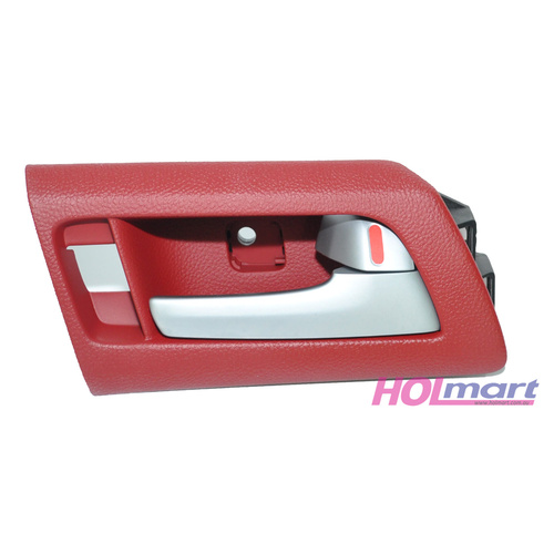 Holden VE Series 2 Right Rear Inner Door Handle - Red Hot / Silver