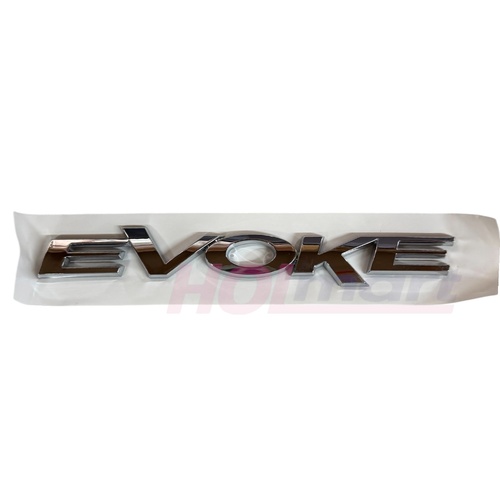 Holden VE VF Commodore "EVOKE" Chrome Boot Badge 