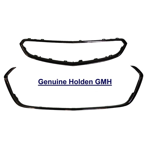 Holden VF Black Grille Surrounds Trim Molds Series 2 SV6 SS SSV Commodore 2015-2017