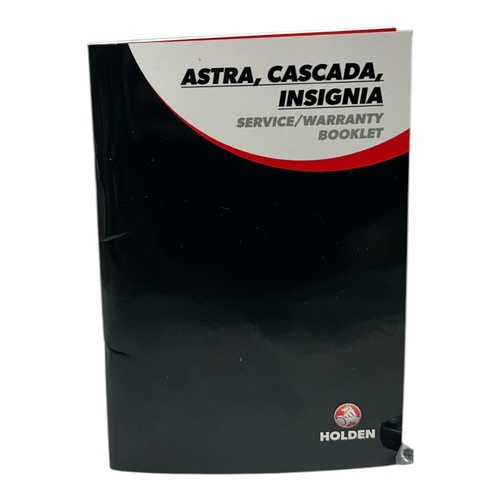 Holden Service/Warrantly booklet