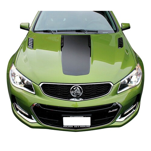 Holden VF Bonnet Decal Sticker 6.2 Litre V8 Matte Black Commodore Series 2 SS SSV GMH 