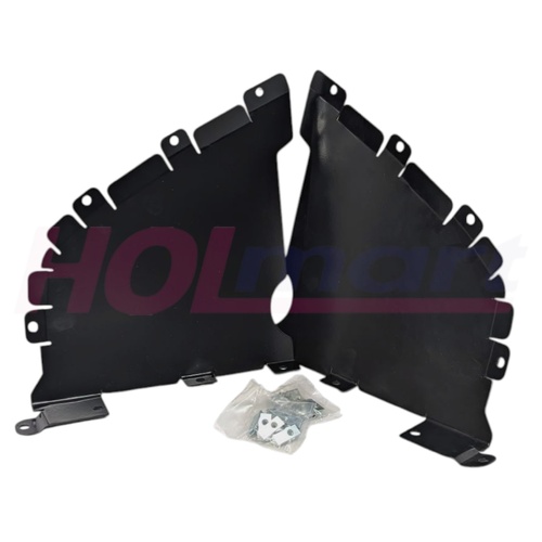 Holden RG Colorado Metal Bash Plates For Factory Bull Bar (Left + Right)