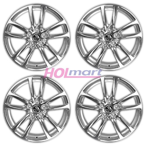 Holden VE VF 19" Alloy Mag Wheels SSV Redline Rims Front/Rear Chrome x4 Commodore GMH