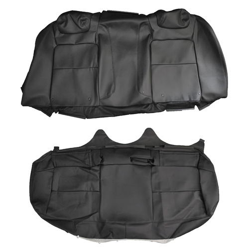 Holden VF Police Pack Rear Seat Trim Base & Upright Pair - Black