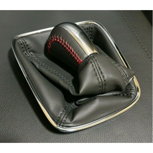 Holden HSV VF V8 Manual Shifter Gear Knob & Boot 6 Speed Red Stitch GMH Commodore GTS Clubsport SS