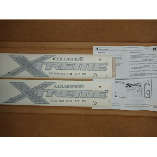 Holden RG Colorado XTREME Side Stickers Decals X2 Emblem 95711374