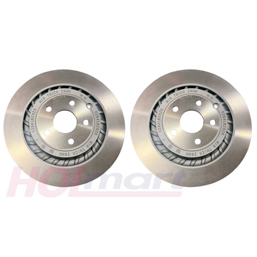 Holden VF Brembo Rear Disc Rotors SSV Redline X2 360mm Pair Genuine GMH