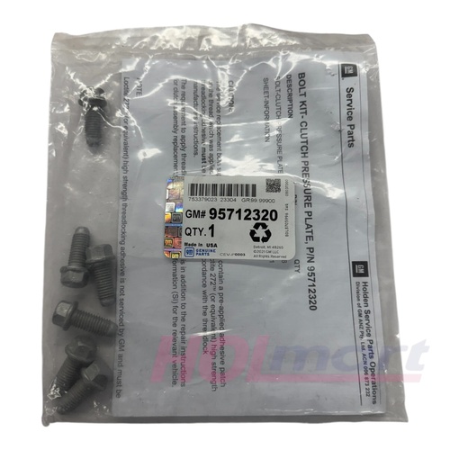 Holden Commodore VF V8 LSA Clutch Pressure Plate Bolt Kit