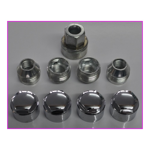 Holden VE VF WM WN Mag Wheel Lock Nut With Chrome Covers 22mm (Set of 4)
