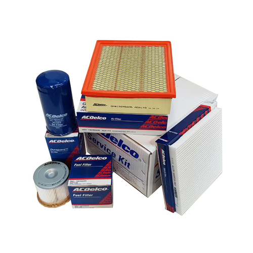 ACDelco Service Kit 4JJ1 Holden RC Colorado 3.0 Isuzu D-max Oil Air Fuel Cabin Filters