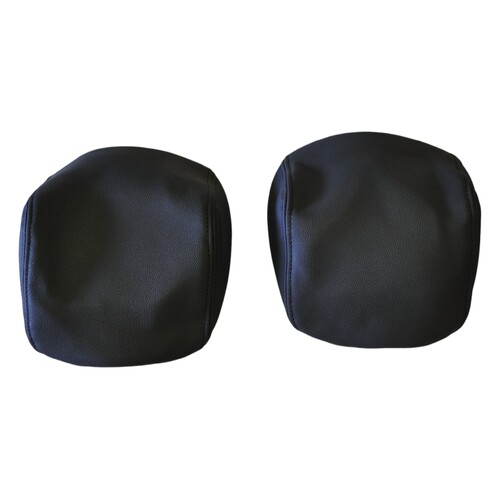 Holden VE SV6 SS SSV Front Seat Leather Head Rests Pair Onyx Black Commodore Left & Right