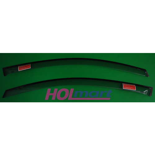Kia Rio 3 Door Hatch Slimline Weather Shield Set - Pair