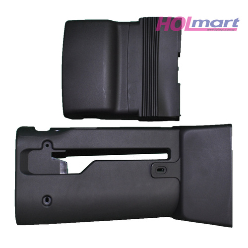 Ford BF/SY Top & Bottom Steering Column Cover - Black