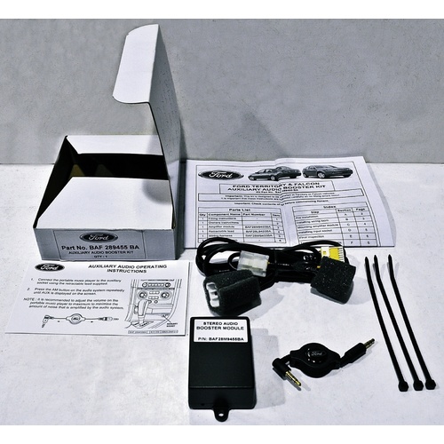 Ford Falcon BA BF & Territory SX SY Mp3 Ipod Audio Input Kit Baf289455Ba Samsung Auxiliary Boost FPV GT 