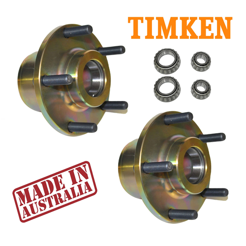 Holden Brake Hub Adapters VB VC VH VK VL VN VP VQ VG VT Disc Upgrade Pair X2 Commodore 