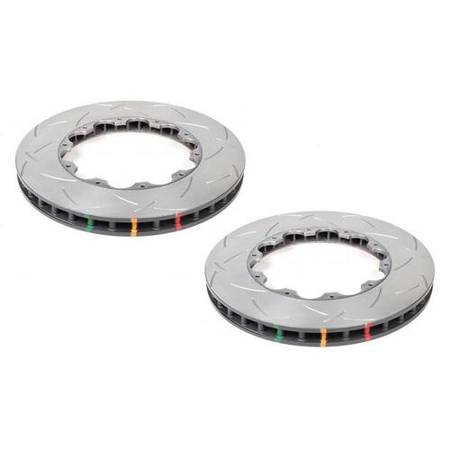 DBA T3 5000 Rear Disc Rotor Slotted Pair HSV VE VF GTS GTSR 372mm x 28mm