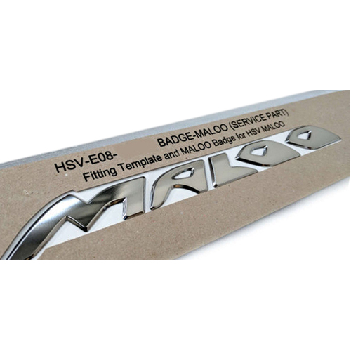 HSV VE VF Maloo Decal Badge Rear Side Quarter X1 ONLY GEN-F GEN-F2