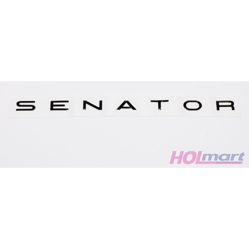 Holden HSV VF Senator Black Edition Rear Badge