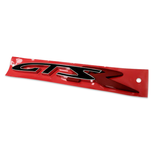 thumbnail interactive-video image 1 of HSV VF GEN-F2 GTSR Badge – Red & Black Chrome – For Grille Or Boot – Holden/HSV 1 of 4