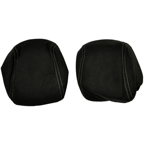 Holden HSV VE Maloo Front Seat Head Rests Pair Cloth