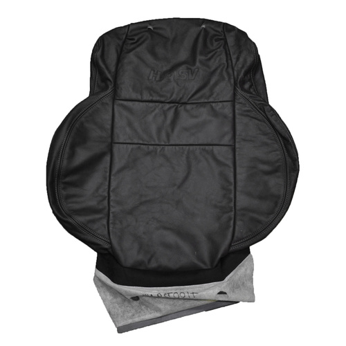 Holden HSV VT VX Coulson Front Seat Upright Black Leather Trim Grey Stitching 