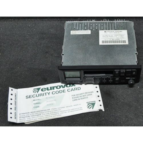 HOLDEN COMMODORE VR VS EUROVOX TAPE/RADIO. MODEL: MCC-8361V