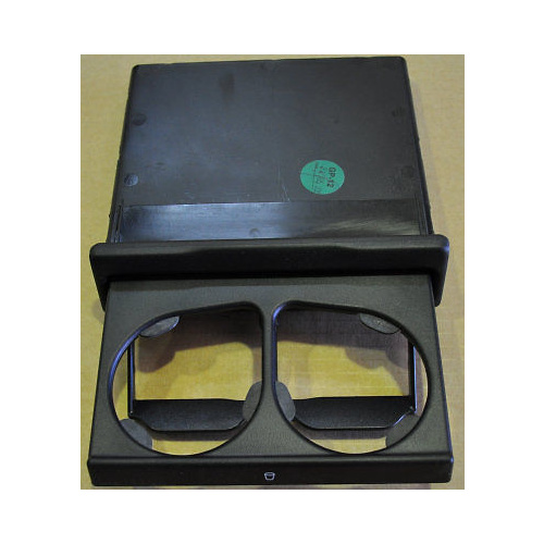 Holden WK WL Statesman Caprice Rear Cup Holder Slide Out Tray. Black