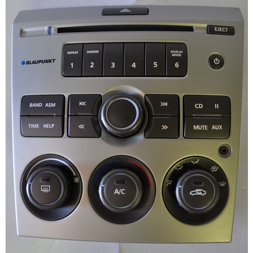 HOLDEN COMMODORE VE OMEGA 8/MAY/2007 - 2008 CD / RADIO FACE ONLY SILVER