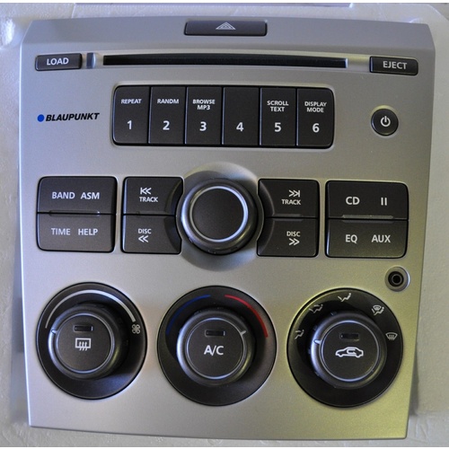 HOLDEN COMMODORE VE 2007-2012 CD/RADIO FACE ONLY OMEGA SILVER