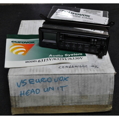 HOLDEN COMMODORE VR VS EUROVOX TAPE/RADIO HEAD UNIT. MODEL: MCC-6330V