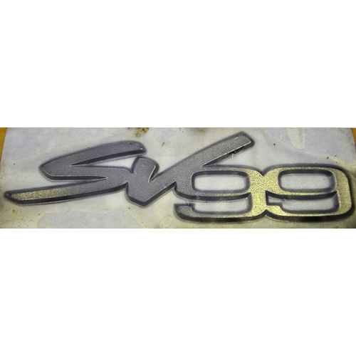 Holden HSV VT Back Door SV99 Badge CHROME